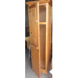 Modern pine narrow cupboard