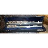 A John Packer III flute in case