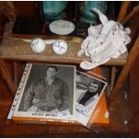 Autographed photos - The Professionals and Lenny Henry, together with a folder containing a large