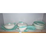 Poole pottery twin tone dinner service