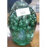 Victorian Nailsea green glass dump