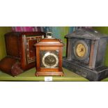 Three mantle clocks (A/F)