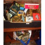 Large quantity of old tins