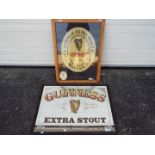 Breweriana - a Guinness Extra Stout advertising mirror,