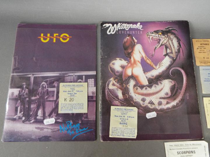 Tour Programmes & Ticket Stubs - A 1978 Whitesnake Lovehunter Tour Programme 1978 with loose ticket - Image 2 of 4