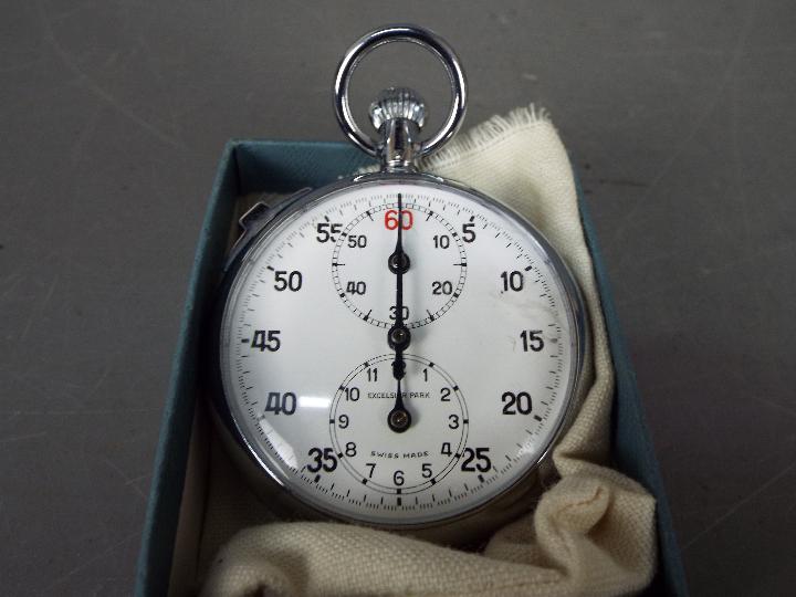 Lot to include a trench type watch having silver case stamped 925, a HAC travel alarm clock, - Image 4 of 8
