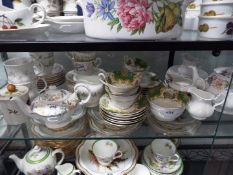 A collection of tea wares to include Royal Albert / Paragon 'Country Lane' pattern,