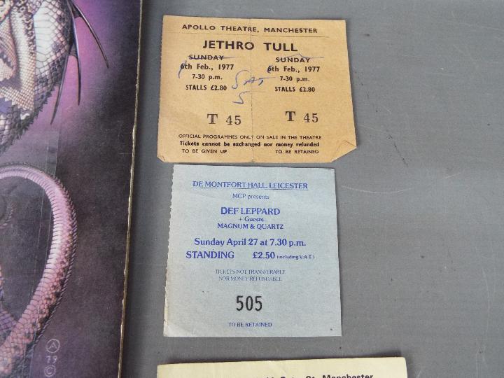 Tour Programmes & Ticket Stubs - A 1978 Whitesnake Lovehunter Tour Programme 1978 with loose ticket - Image 4 of 4