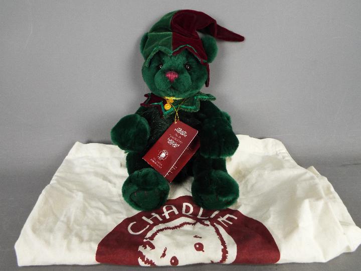 Charlie Bear - a Charlie Bear entitled Purrkins CB185176 exclusively designed by Charlie Bears AM