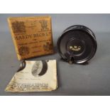 A vintage Hardy Bros Ltd 'Uniqua' 2 7/8" fly reel,