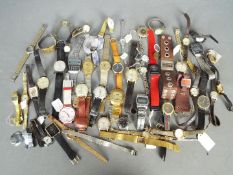 Various vintage wristwatches, lady's and gentleman's examples.