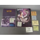 Tour Programmes & Ticket Stubs - A 1978 Whitesnake Lovehunter Tour Programme 1978 with loose ticket