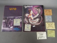 Tour Programmes & Ticket Stubs - A 1978 Whitesnake Lovehunter Tour Programme 1978 with loose ticket