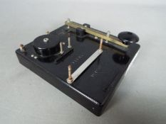 A vintage morse code transmitter, I Valek Morse Transmitter No 559.