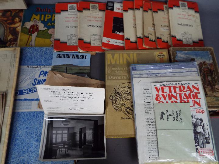 A mixed lot of ephemera to include Royal commemorative, Veteran & Vintage Car Club, maps, - Image 3 of 5