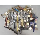 A collection of watch movements, wristwatches (lady's and gentleman's) and similar.