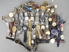 A collection of watch movements, wristwatches (lady's and gentleman's) and similar.