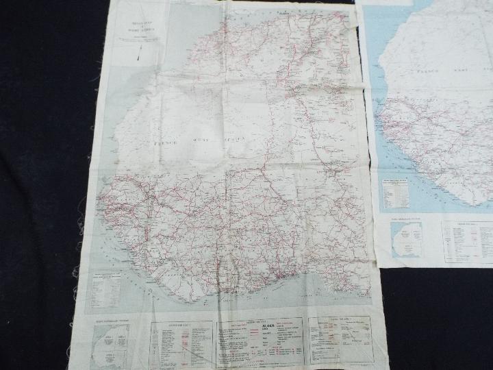 A WW2 silk escape map of Burma and Siam, undated, double sided, - Image 2 of 4