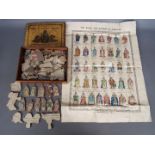 A 19th century jigsaw 'Whole Length Portraits Of The Kings And Queens Of England' by Edward Wallis,