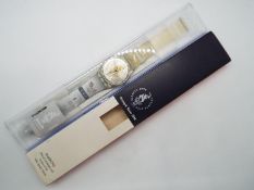 Swatch - A Swatch 1996 Atlanta Olympics Team GB watch in original box with outer card sleeve.