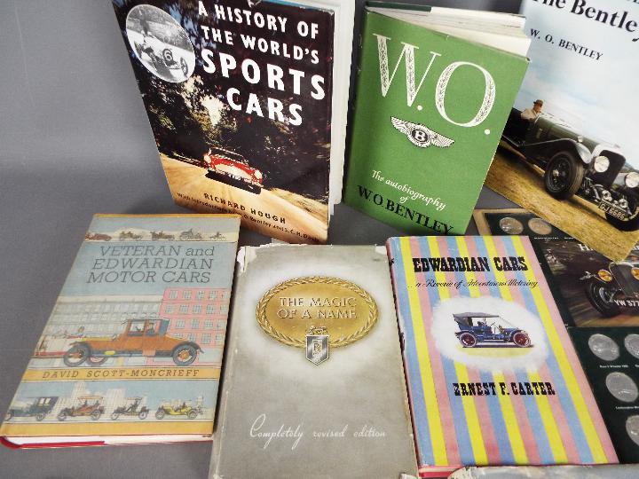 A small collection of hardback books on vintage cars, early motoring, Bentley, - Image 2 of 4