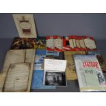 A mixed lot of ephemera to include Royal commemorative, Veteran & Vintage Car Club, maps,