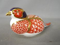 Royal Crown Derby - a Royal Crown Derby Pheasant,