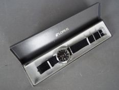 A Lorus wrist watch