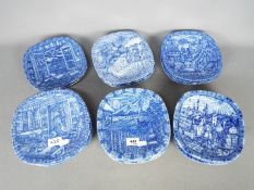 Swedish Ceramics - Twenty Julen Rorstrand limited edition, blue and white Christmas plates,