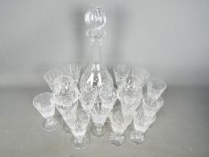 Glassware to include Royal Doulton and similar sherry glasses,