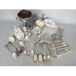 Hallmarked Silver - a set of four hallmarked Silver coffee spoons, Birmingham assay,