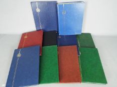 Philately - Ten stock books containing a quantity of UK and foreign postage stamps, revenue stamps,