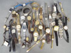 A good selection of gentleman's and lady's wristwatches.