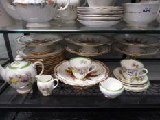 Lot to include a Royal Doulton tea for two set in the Glamis Thistle pattern and a quantity of