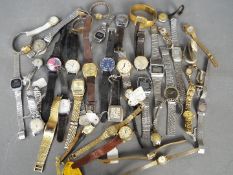 A good selection of vintage wristwatches, lady's and gentleman's.