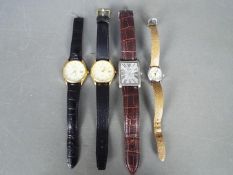 Four wristwatches to include Accurist,