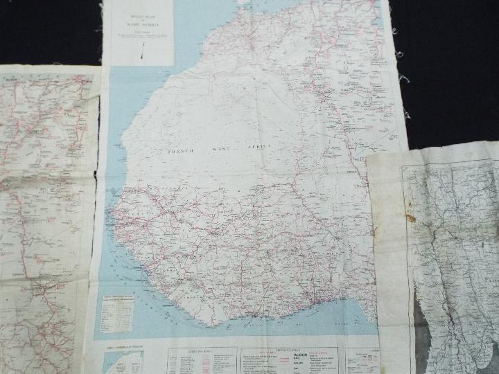 A WW2 silk escape map of Burma and Siam, undated, double sided, - Image 3 of 4