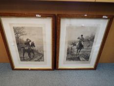 Two late 19th century prints after Thomas Blinks,