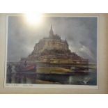 Maurice Legendre - A print after Maurice Legendre depicting Mont St Michel,