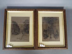 Edward J Burrow - Two late 19th century prints after Edward J Burrow, The Old House,