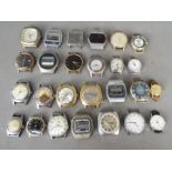 A quantity of gentleman's and lady's vintage watch heads.