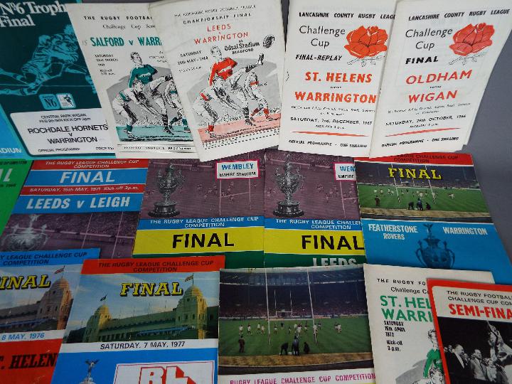 Big Match Rugby League Programmes. 1960s / 1970s mainly involving Warrington. - Image 3 of 5