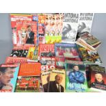 Manchester United - a box containing a good collection of books, various autobiographies,