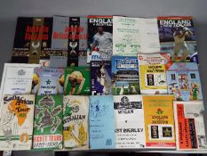 Cricket Test Matches - a selection of programmes to include England v Australians,