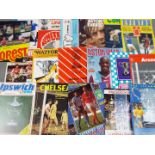 Football League Cup - a collection in excess of 25 semi-final matchday programmes,