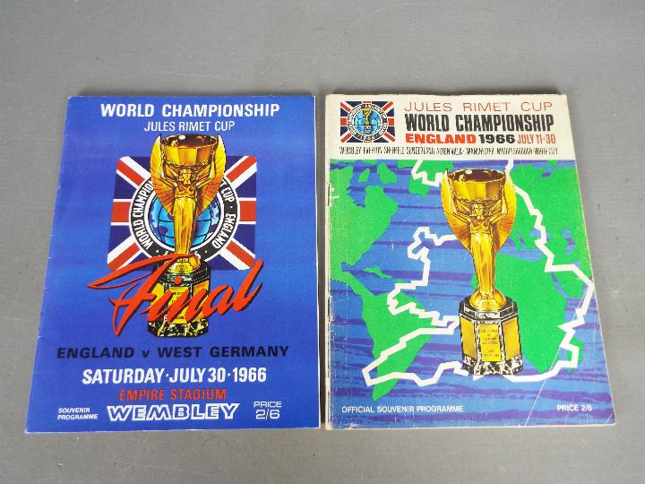 World Cup Football Programmes.