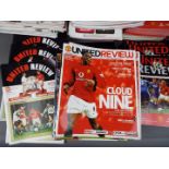 Manchester United Football Programmes.