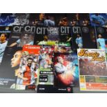 Manchester City Football Programmes.