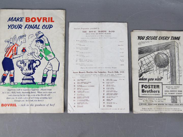 Manchester City 1955 Cup Run - FA Cup Final programme Man City v Newcastle Utd, - Image 2 of 3