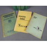 Football Books. Caxton Association football volumes 1,2,3 and 4 plus 59/60 60/1 supplements.